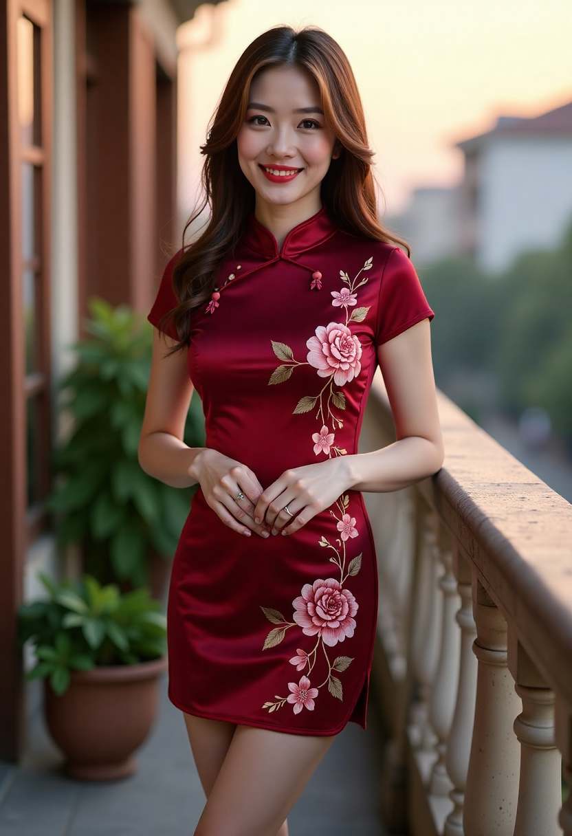 城市边缘的暖灯